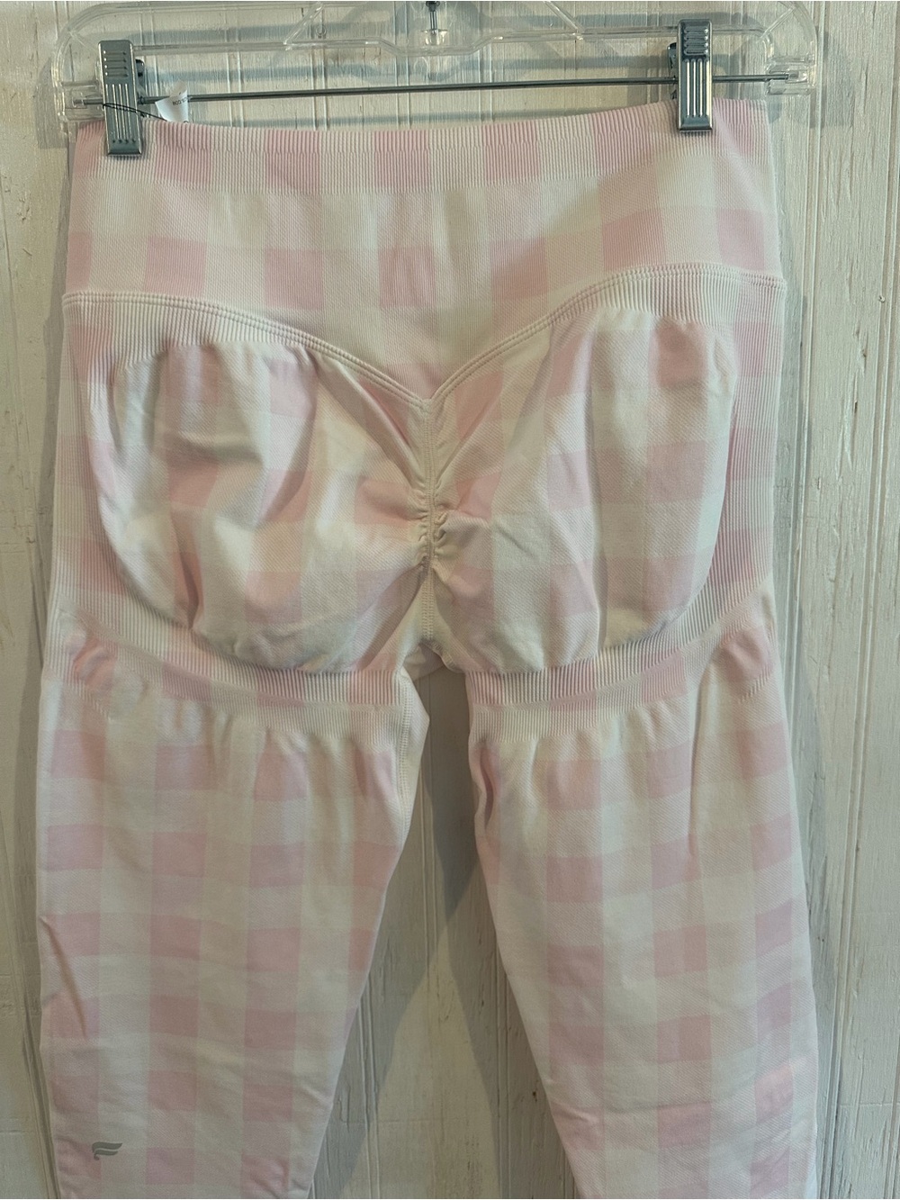 Fabletics, Pink Gingham Seamless Leggings - Picture 6 of 8